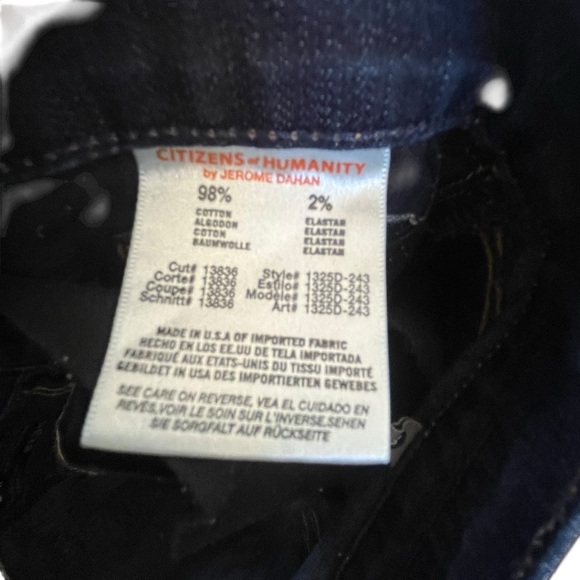 Citizens of Humanity Dita Mid Rise Zip Fly Petite Classic BootLeg SZ 30 - Picture 10 of 15